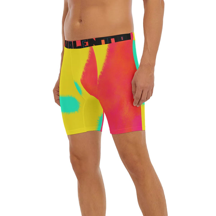 All-Over Print Men's Long Boxer Briefs