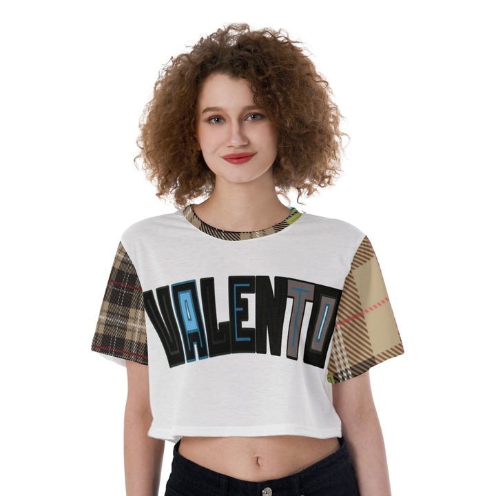 All-Over Print Cropped T-Shirt