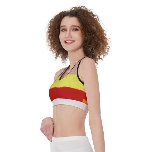 All-Over Print Sports Bra