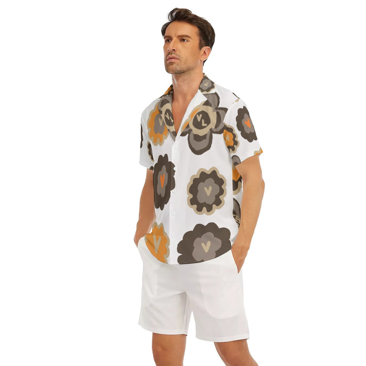 All-Over Print Men's Deep V-neck Short Sleeve T-shirt