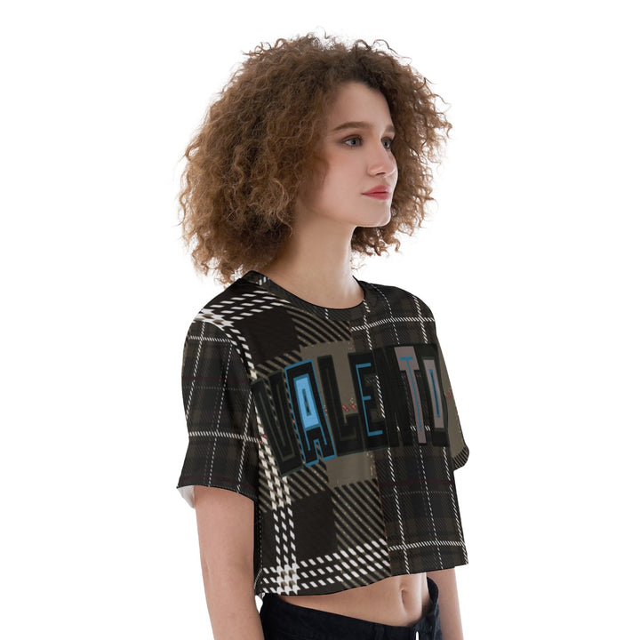 All-Over Print Cropped T-Shirt