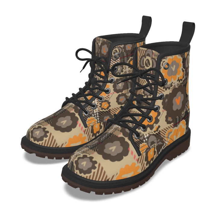 All-Over Print Men's Martin Short Boots