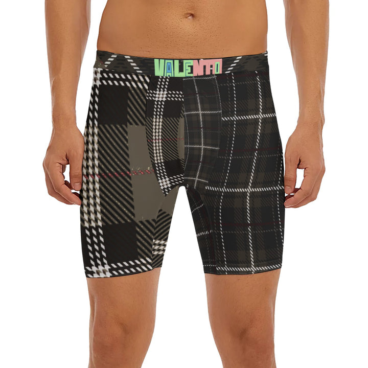 All-Over Print Men's Long Boxer Briefs