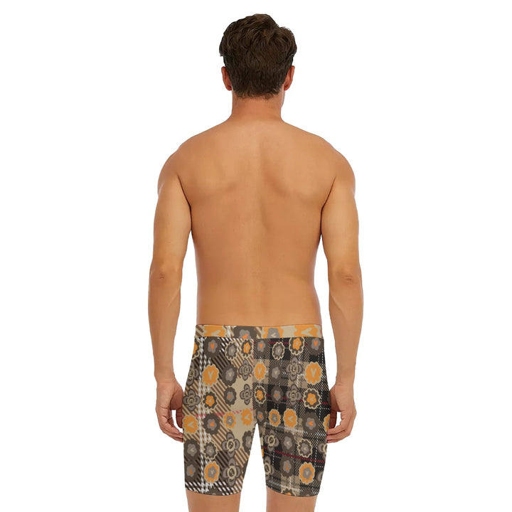 All-Over Print Men's Long Boxer Briefs