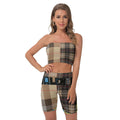 All-Over Print Women's Breast Wrap Shorts Suit
