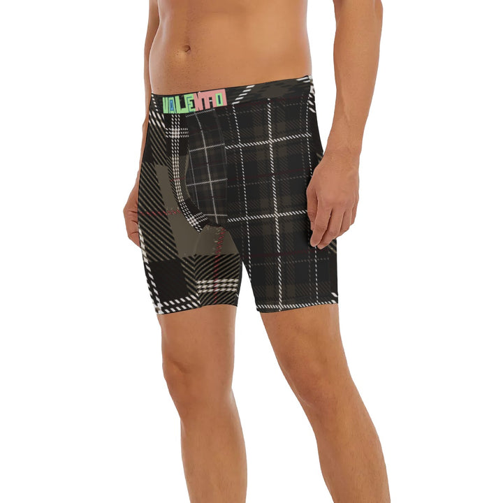 All-Over Print Men's Long Boxer Briefs