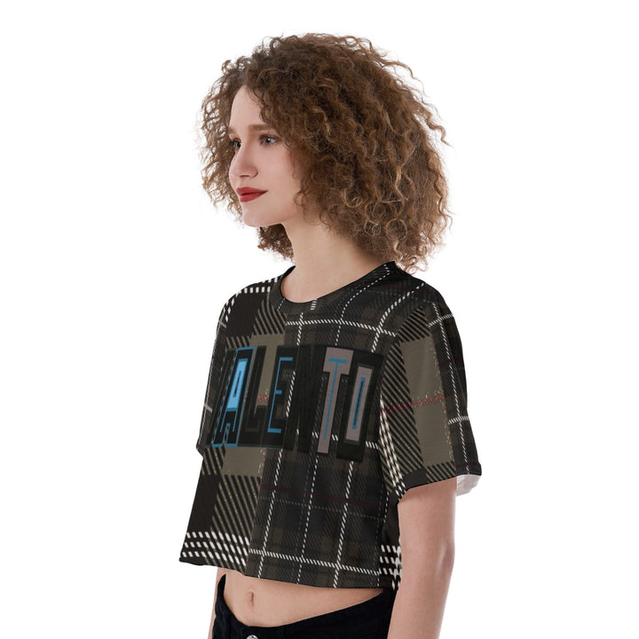 All-Over Print Cropped T-Shirt