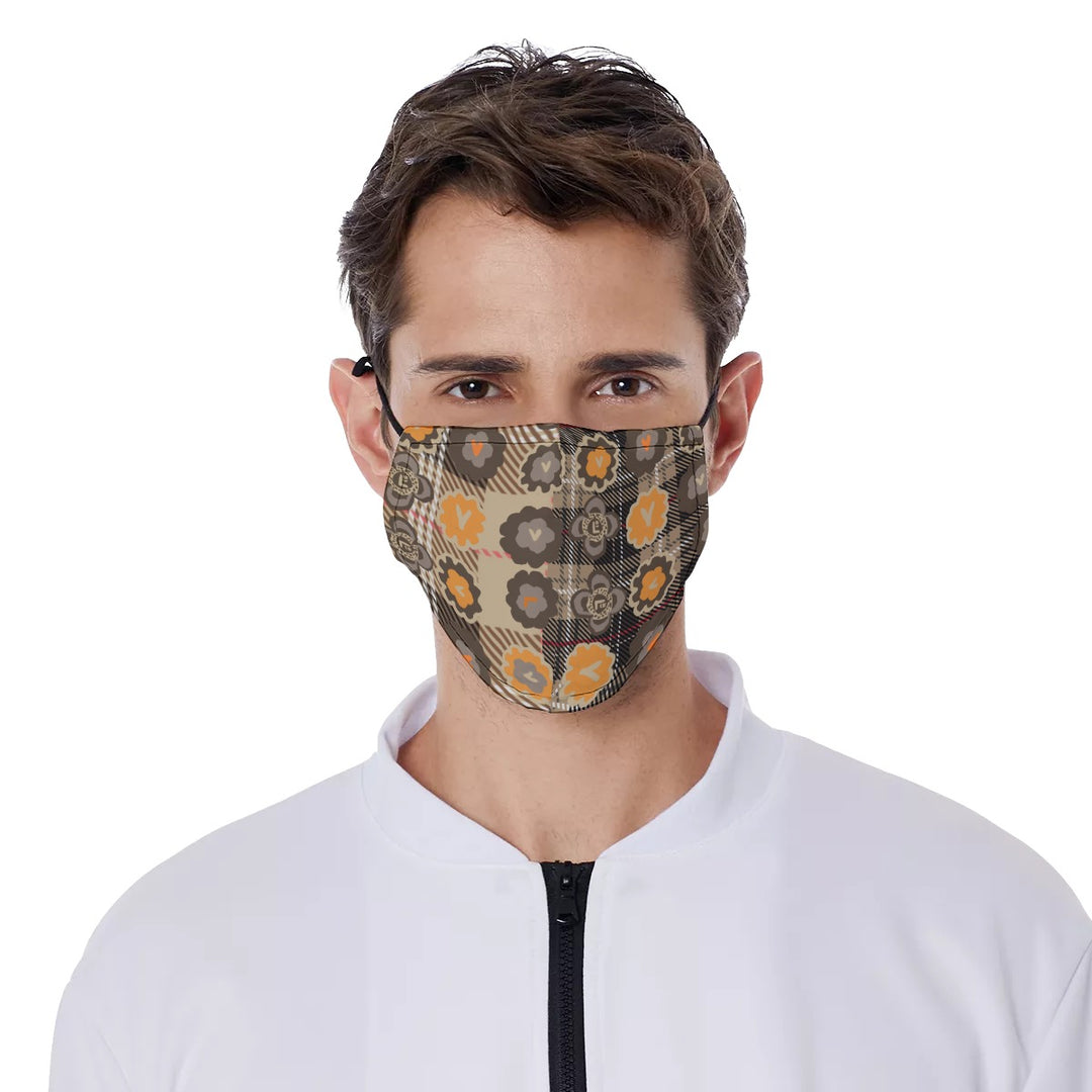 All-Over Print Face Mask with Adjustable Ear loops