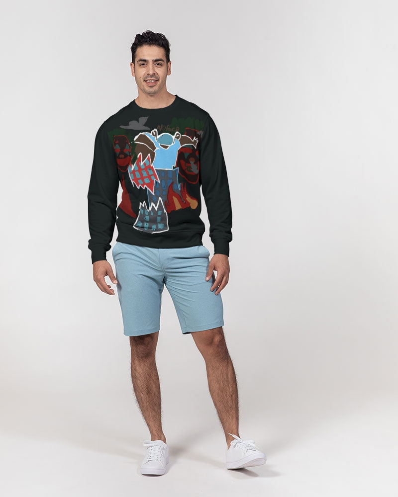 VL Men's Classic French Terry Crewneck Pullover