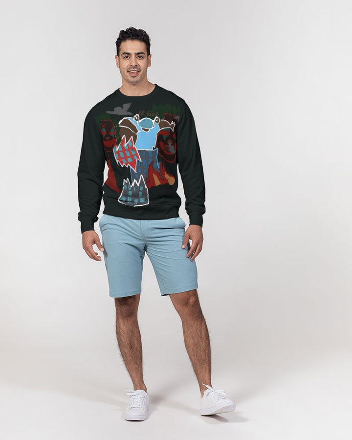 VL Men's Classic French Terry Crewneck Pullover