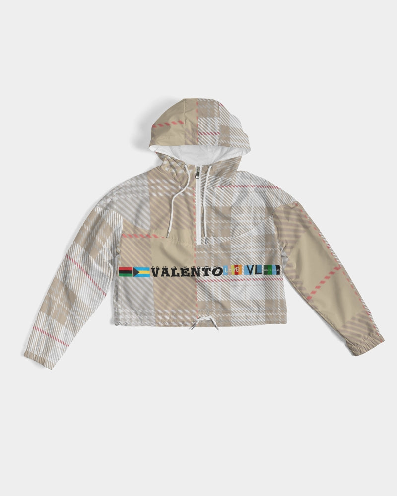 VALENTO  Women's Cropped Windbreaker
