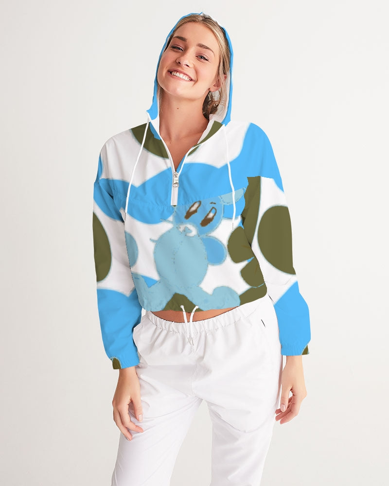 v Women's Cropped Windbreaker