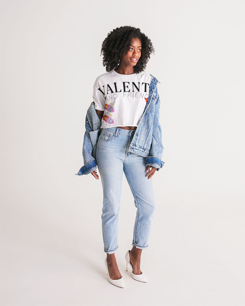 VALENTOLAMONT  Women's Lounge Cropped Tee