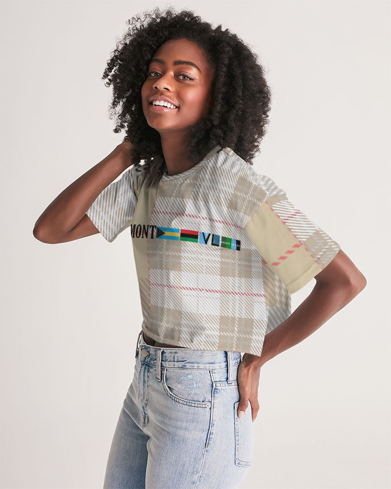 VALENTO  Women's Lounge Cropped Tee