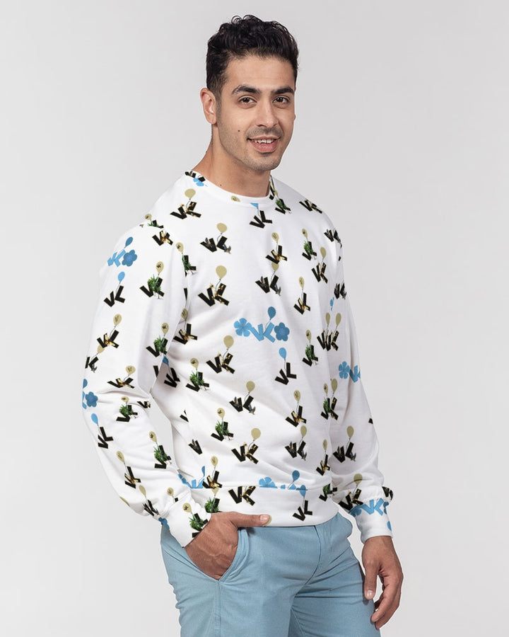 2way Men's Classic French Terry Crewneck Pullover