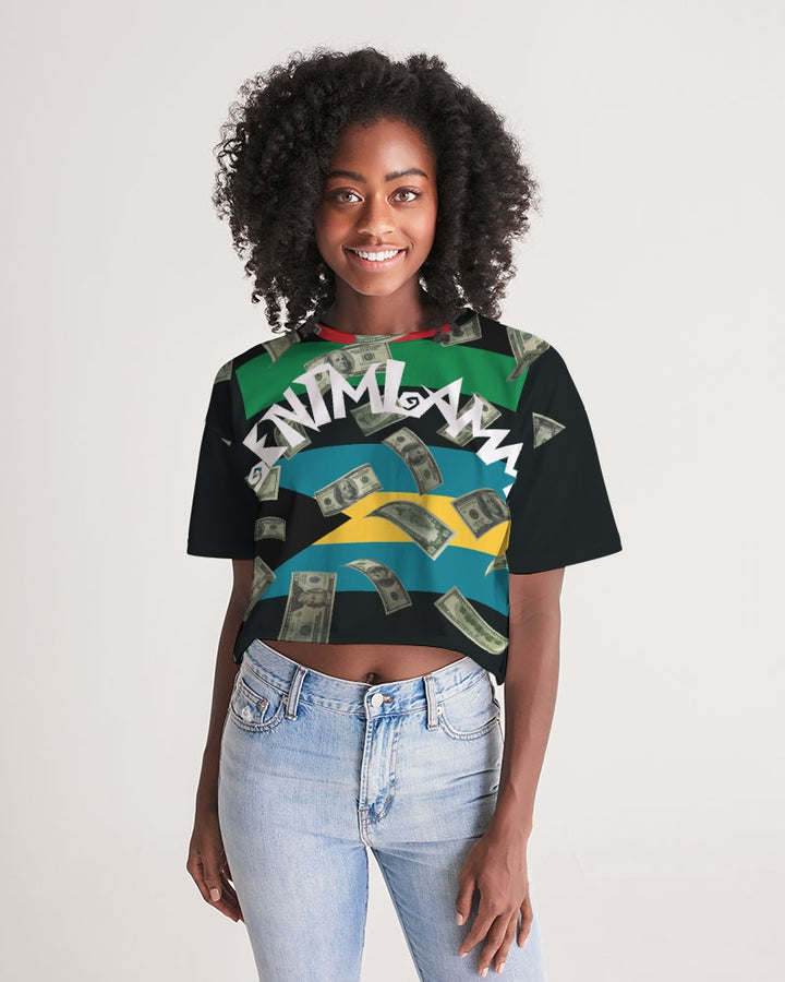 VALENTOLAMONT  Women's Lounge Cropped Tee