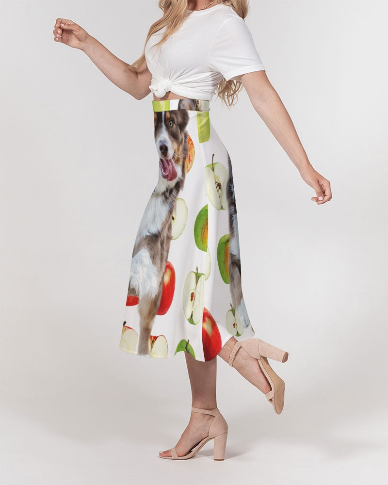VALENTOLAMONT  Women's A-Line Midi Skirt