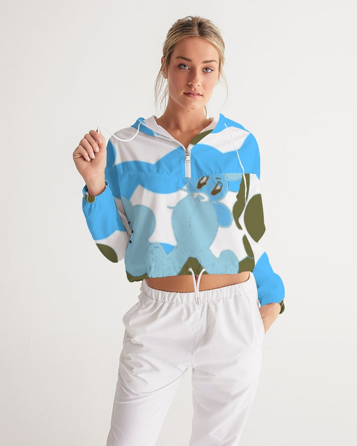 v Women's Cropped Windbreaker