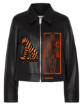 Unisex leather jacket