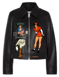 Unisex leather jacket