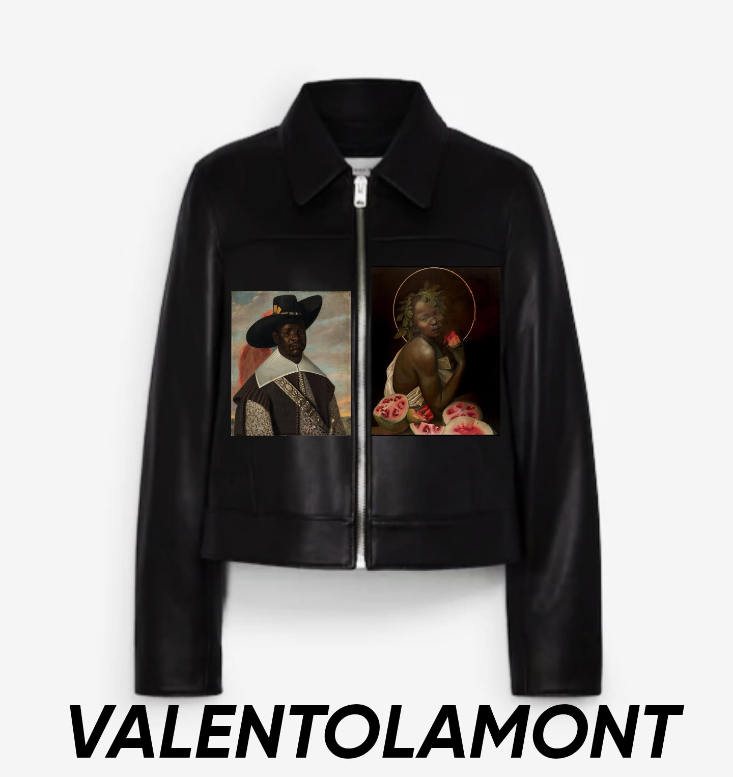 Unisex leather jacket