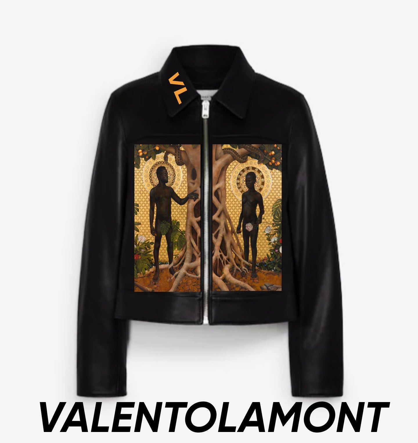 Unisex leather jacket
