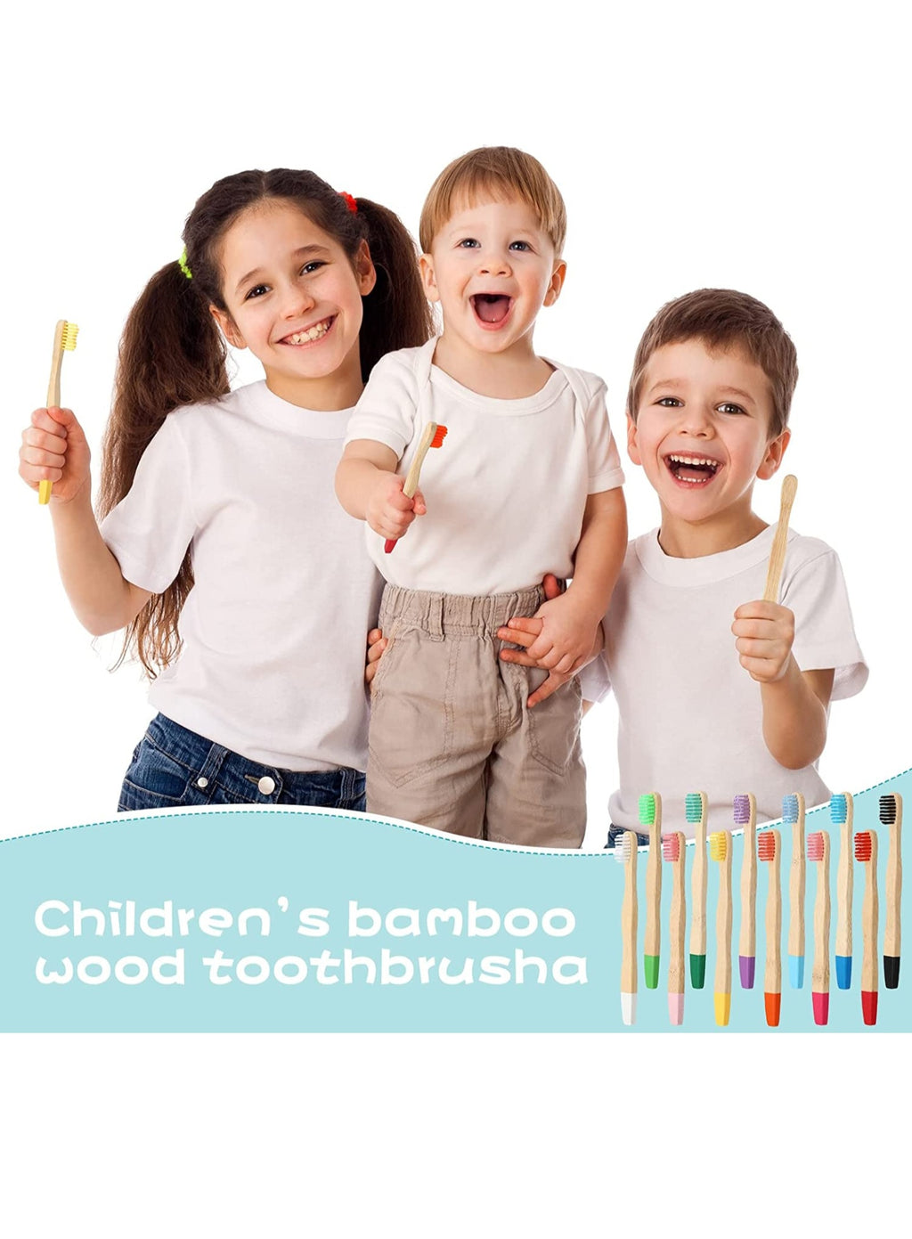 KIDS Bamboo Toothbrush