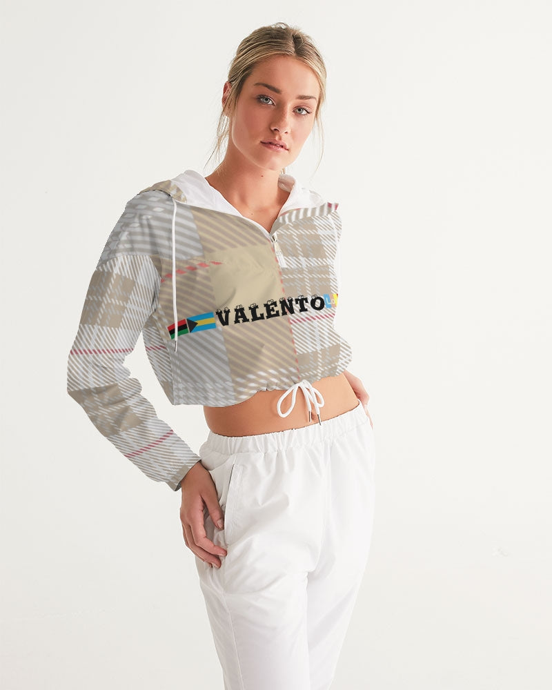 VALENTO  Women's Cropped Windbreaker