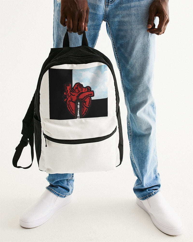 NO LOVE Small Canvas Backpack