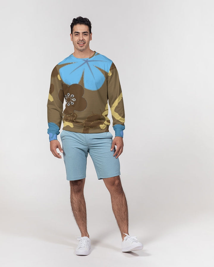 2way Men's Classic French Terry Crewneck Pullover