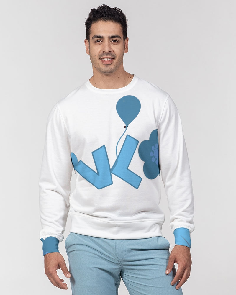 2way Men's Classic French Terry Crewneck Pullover