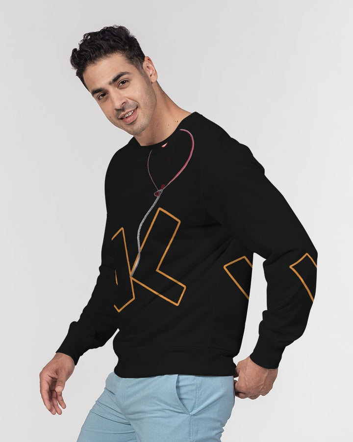 3way Men's Classic French Terry Crewneck Pullover