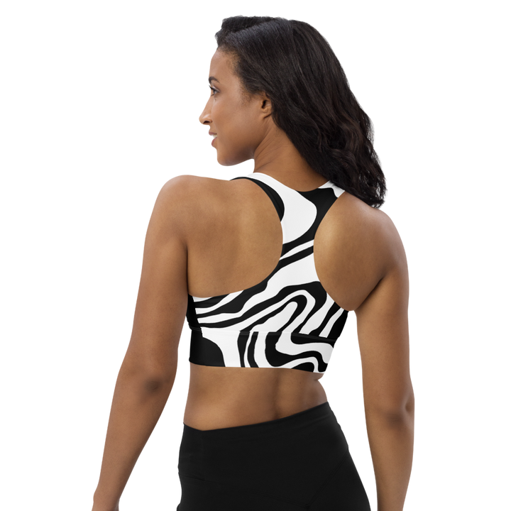 Longline sports bra