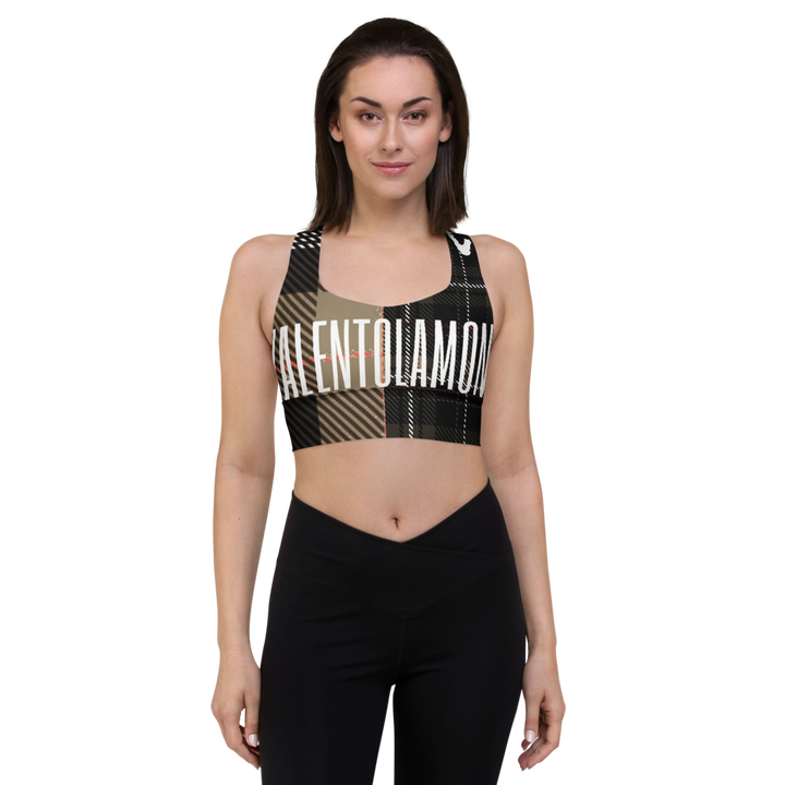 Longline sports bra