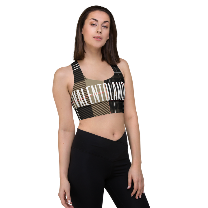 Longline sports bra