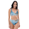 Recycled high-waisted bikini