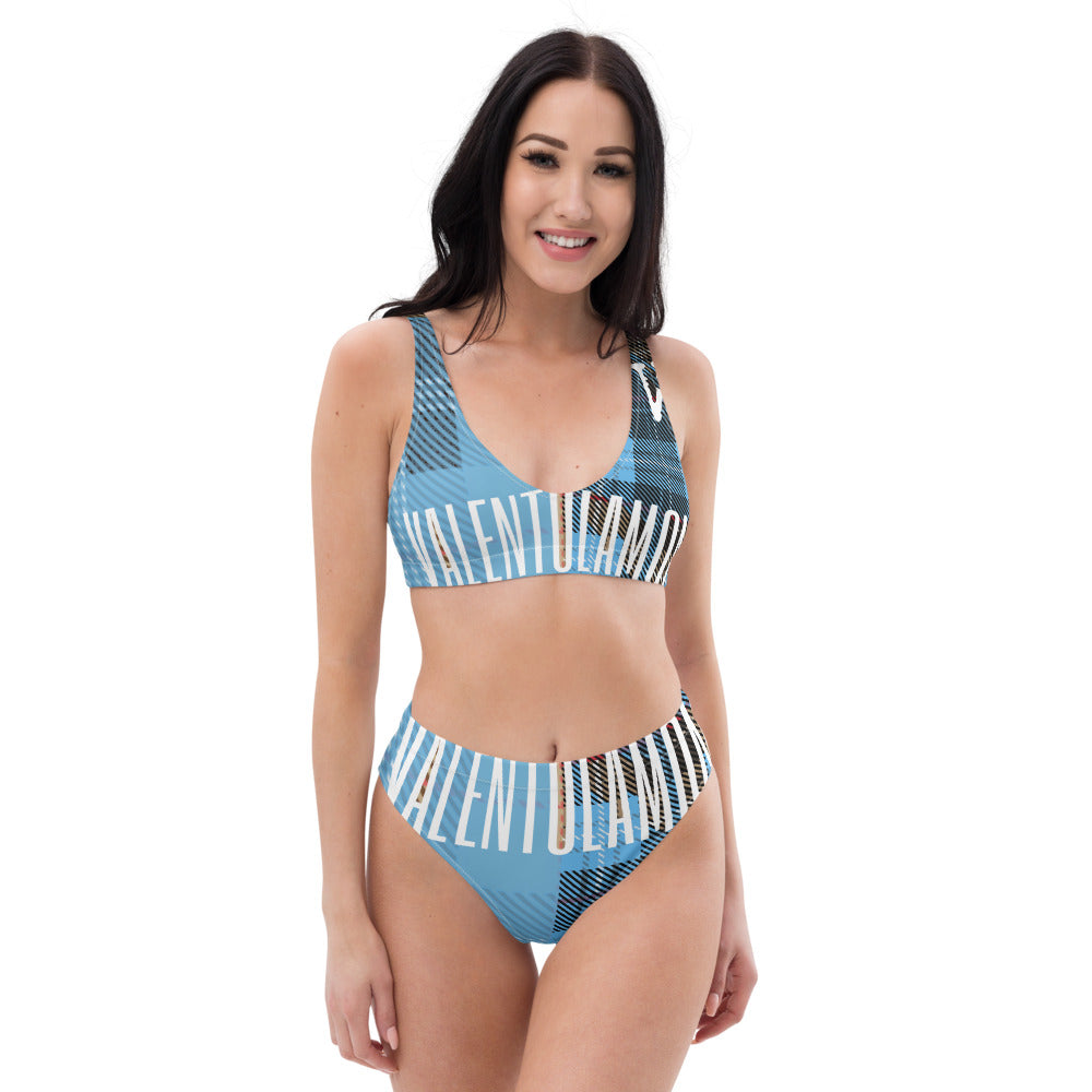 Recycled high-waisted bikini