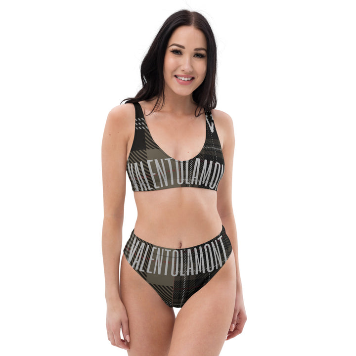 Recycled high-waisted bikini