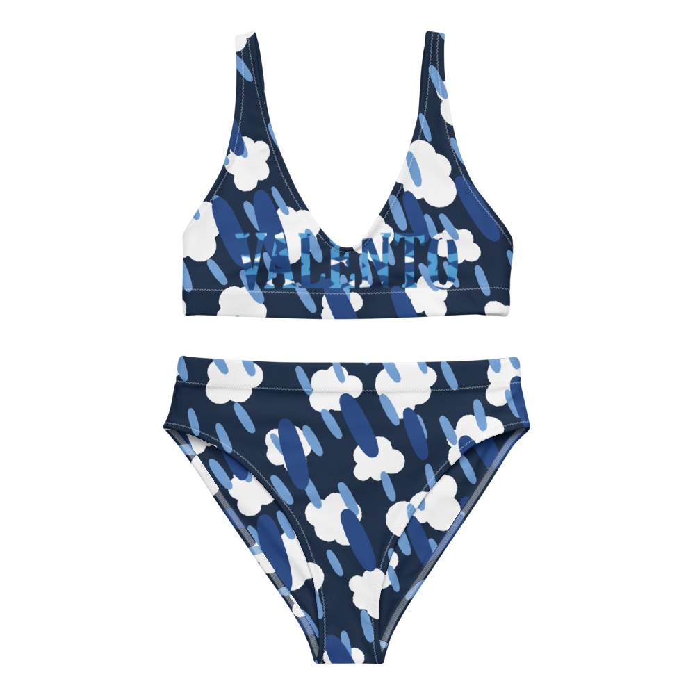 Recycled high-waisted bikini