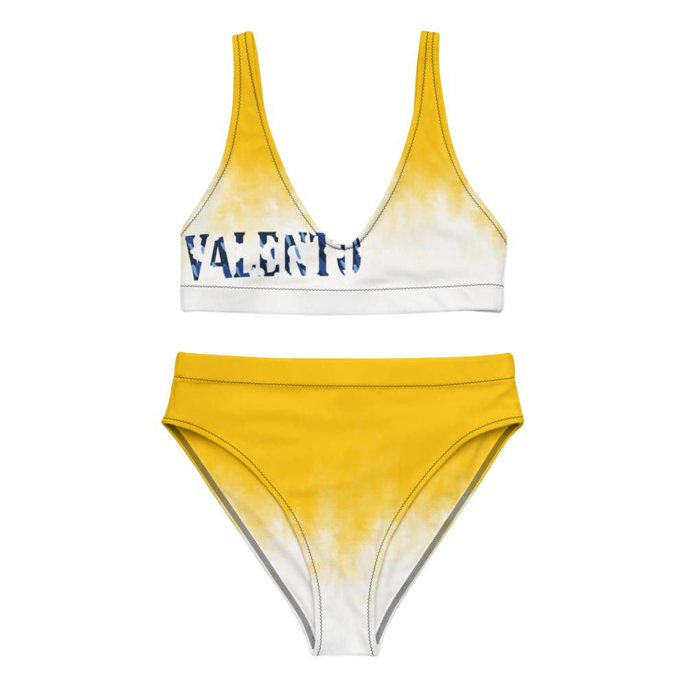 Recycled high-waisted bikini