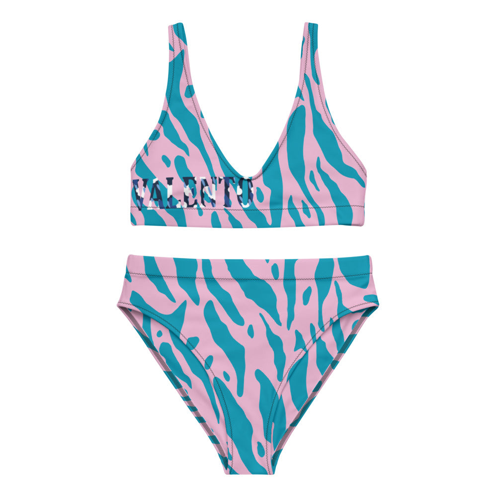 Recycled high-waisted bikini