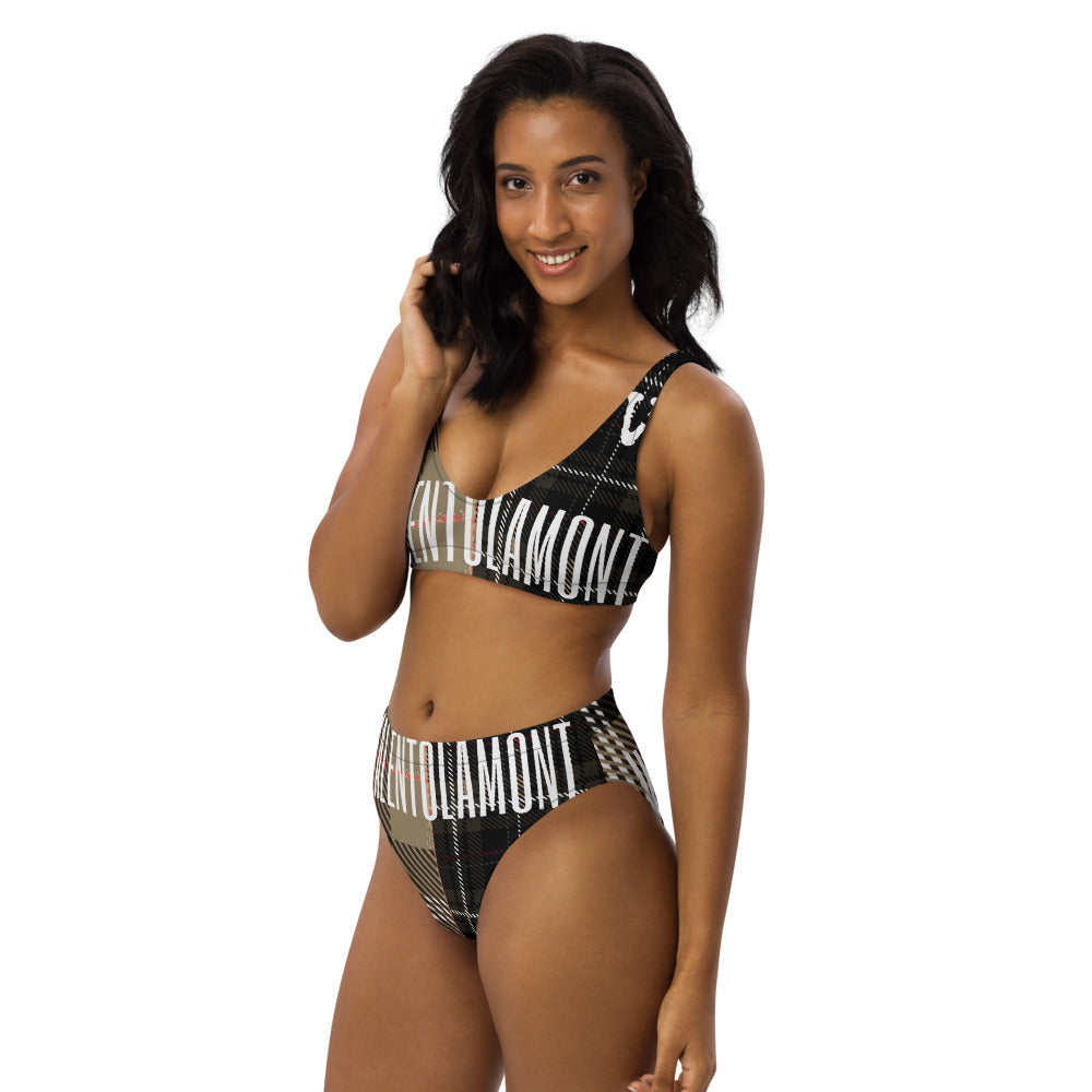 Recycled high-waisted bikini