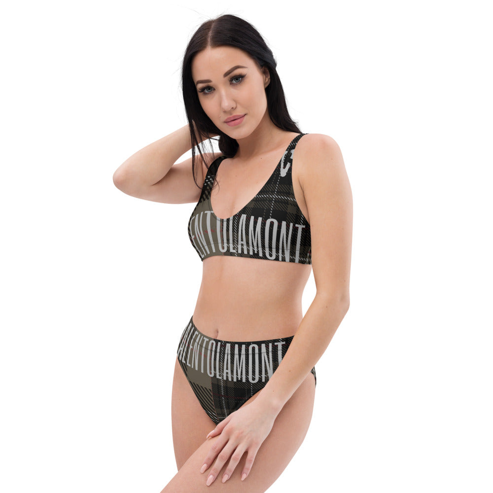 Recycled high-waisted bikini