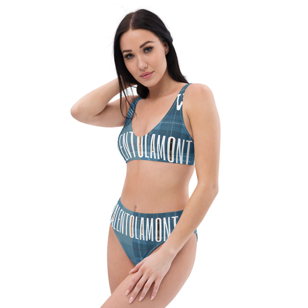 Recycled high-waisted bikini