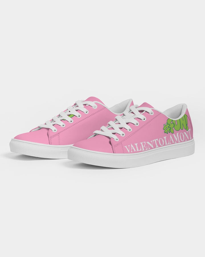 VALENTOLAMONT pink  Women's Faux-Leather Sneaker