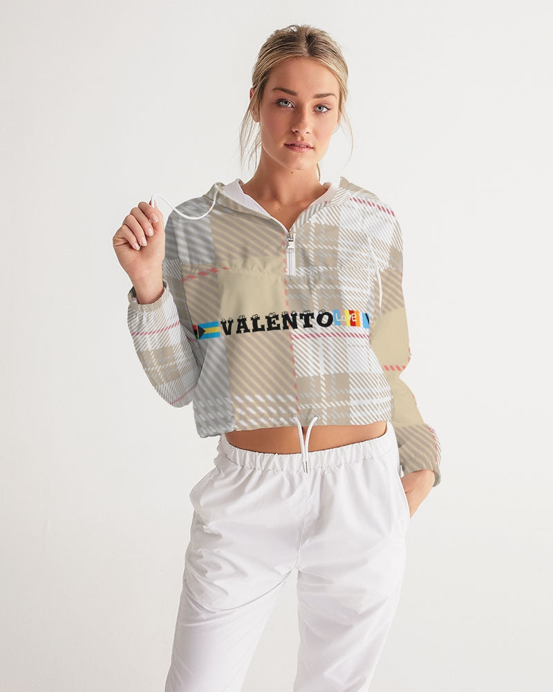 VALENTO  Women's Cropped Windbreaker