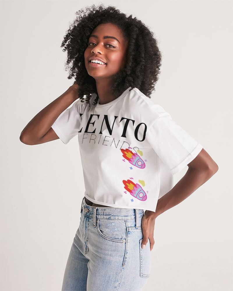 VALENTOLAMONT  Women's Lounge Cropped Tee