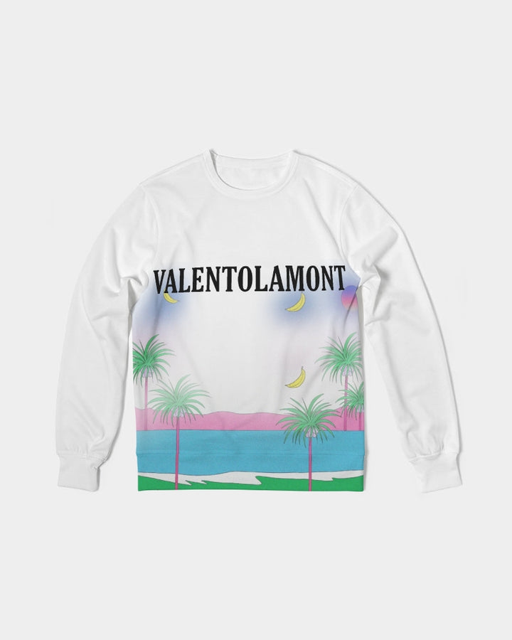 VALENTOLAMONT  Men's Classic French Terry Crewneck Pullover