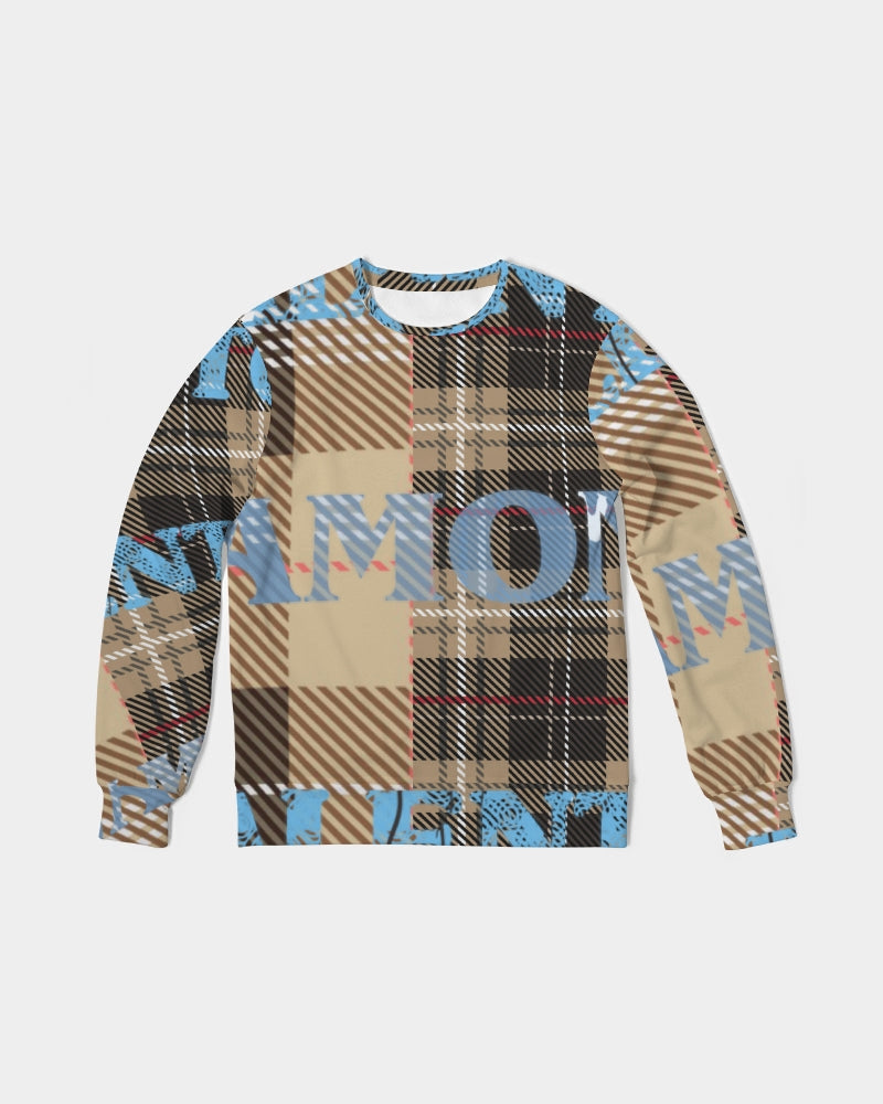 VALENTO Men's Classic French Terry Crewneck Pullover