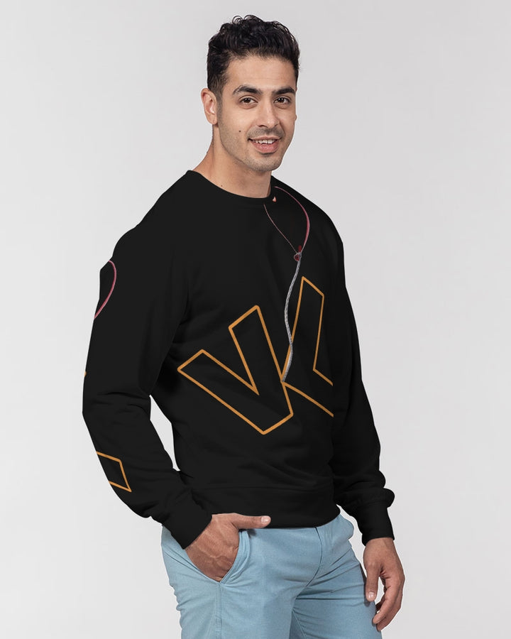 3way Men's Classic French Terry Crewneck Pullover